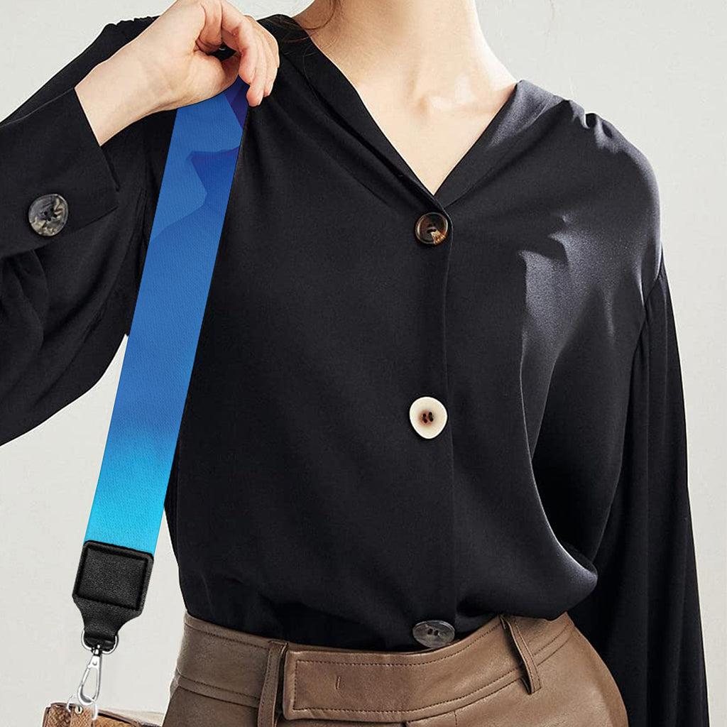 Colorful Cloud Print Bag Strap
