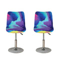 Colorful Cloud Print Bar Stool Covers