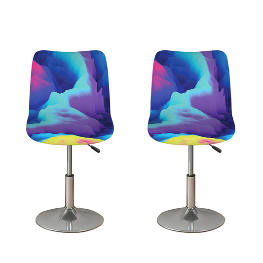 Colorful Cloud Print Bar Stool Covers