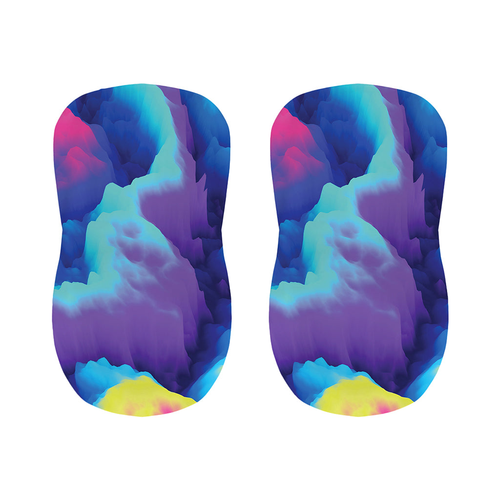 Colorful Cloud Print Bar Stool Covers