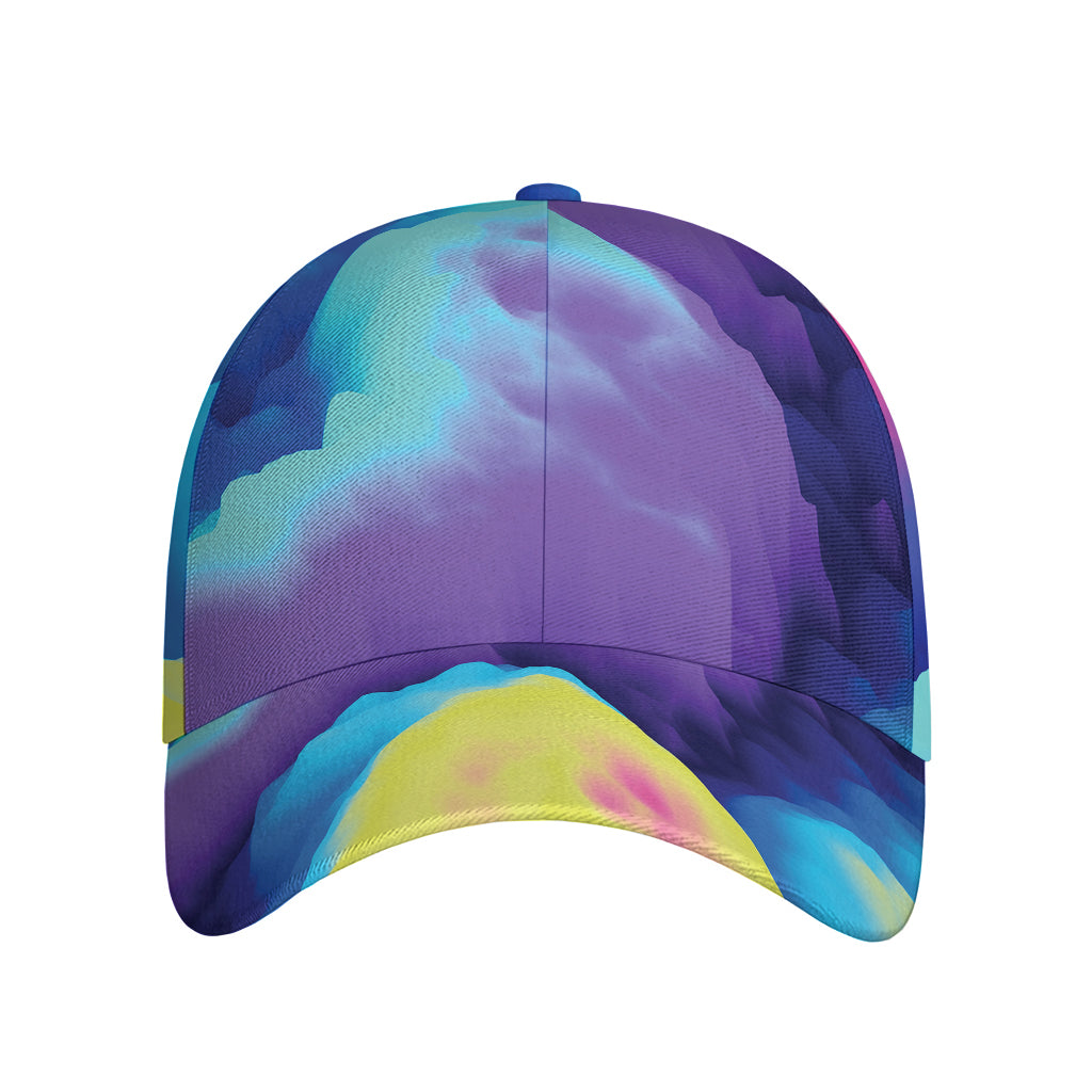 Colorful Cloud Print Baseball Cap