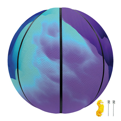 Colorful Cloud Print Basketball