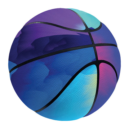 Colorful Cloud Print Basketball