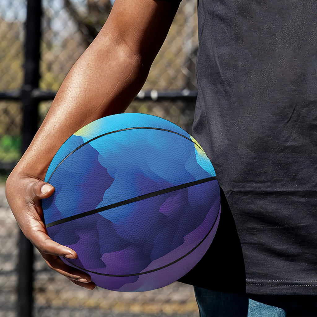 Colorful Cloud Print Basketball