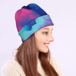 Colorful Cloud Print Beanie