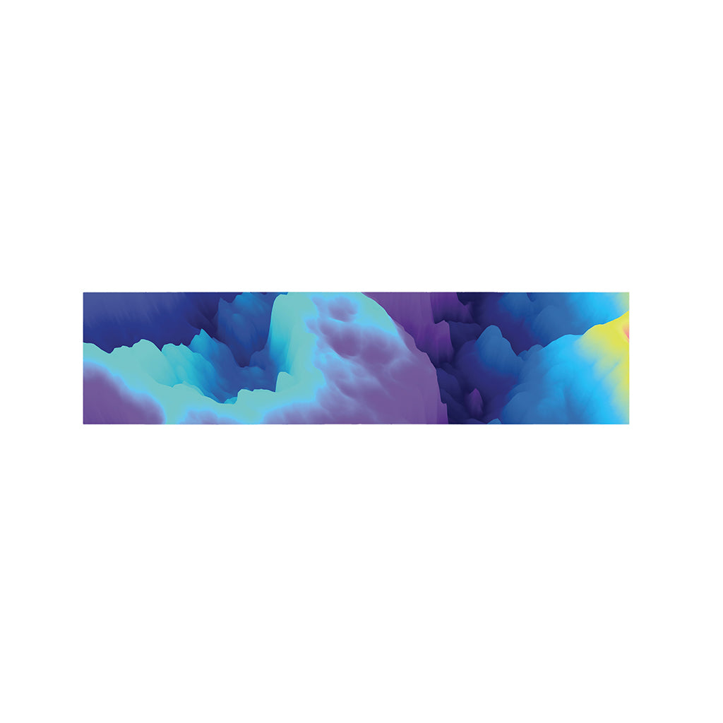 Colorful Cloud Print Bed Runner