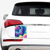 Colorful Cloud Print Car Sticker