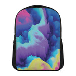 Colorful Cloud Print Casual Backpack