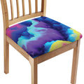 Colorful Cloud Print Chair Cushion Cover