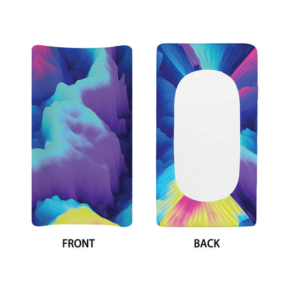 Colorful Cloud Print Changing Pad Cover