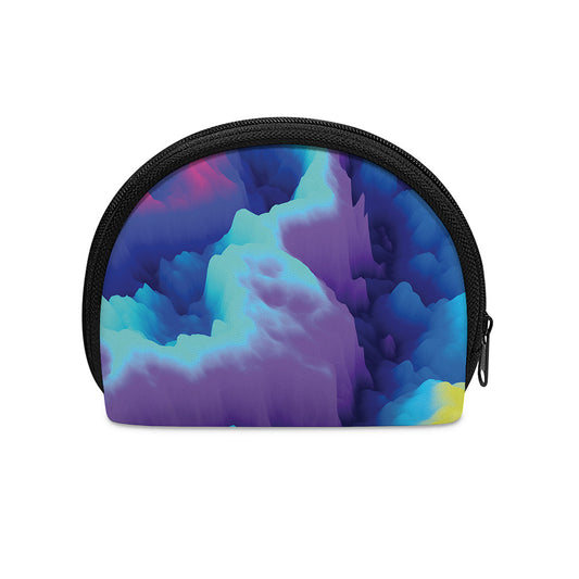 Colorful Cloud Print Coin Purse