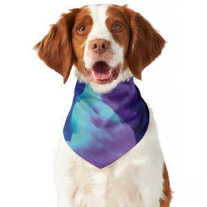 Colorful Cloud Print Dog Bandana