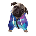 Colorful Cloud Print Dog Zip Up Hoodie