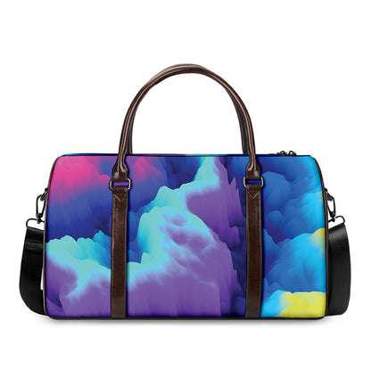 Colorful Cloud Print Duffle Bag