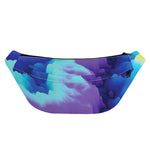 Colorful Cloud Print Fanny Pack