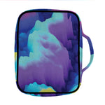 Colorful Cloud Print Front Pocket Bible Bag