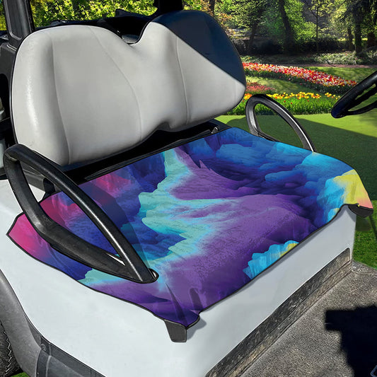 Colorful Cloud Print Golf Cart Seat Cover