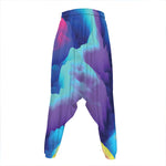 Colorful Cloud Print Hammer Pants