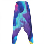 Colorful Cloud Print Hammer Pants