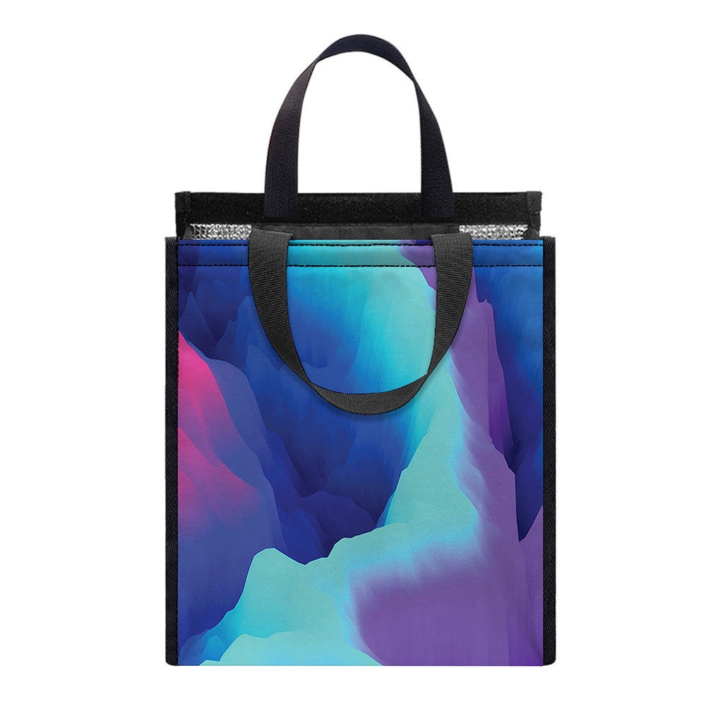 Colorful Cloud Print Insulated Lunch Tote