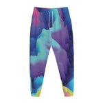 Colorful Cloud Print Jogger Pants