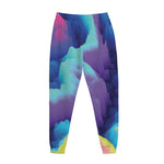 Colorful Cloud Print Jogger Pants