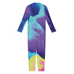 Colorful Cloud Print Jumpsuit