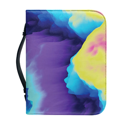 Colorful Cloud Print Leather Bible Cover
