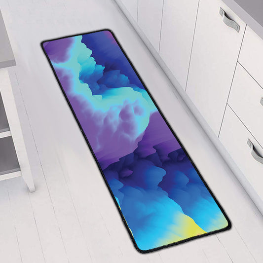 Colorful Cloud Print Long Kitchen Mat