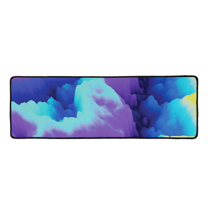 Colorful Cloud Print Long Kitchen Mat