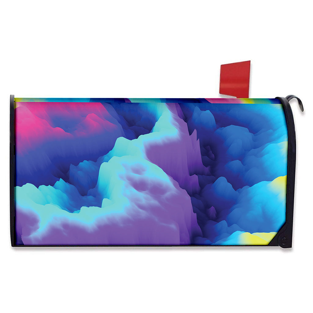 Colorful Cloud Print Mailbox Cover