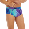 Colorful Cloud Print Men's Briefs