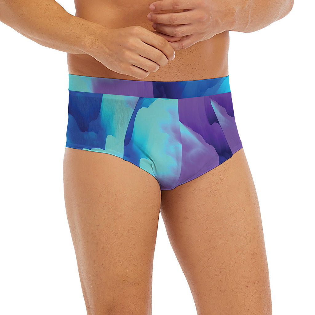 Colorful Cloud Print Men's Briefs
