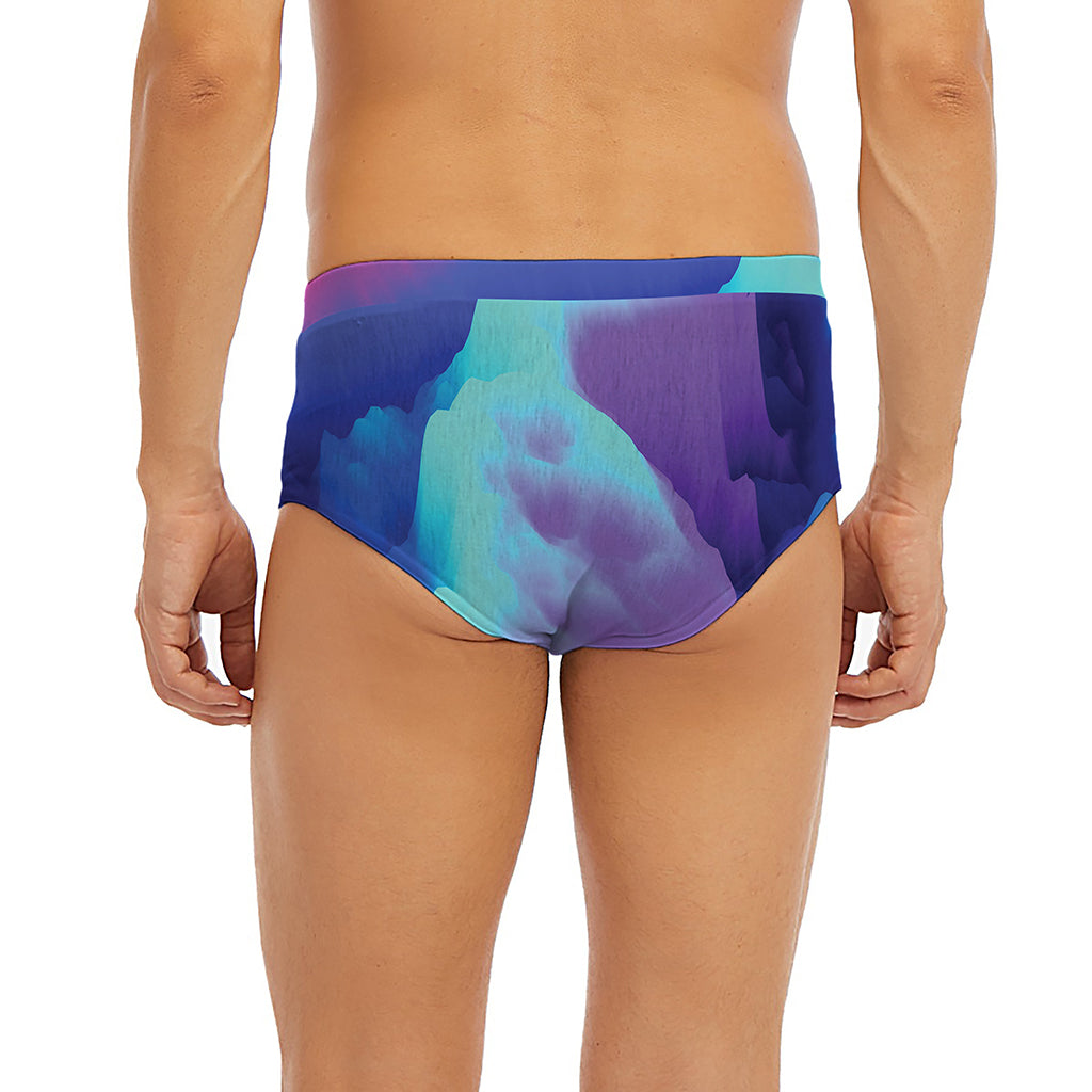 Colorful Cloud Print Men's Briefs