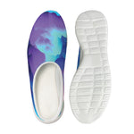 Colorful Cloud Print Mesh Casual Shoes