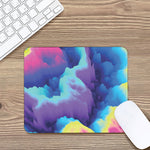 Colorful Cloud Print Mouse Pad