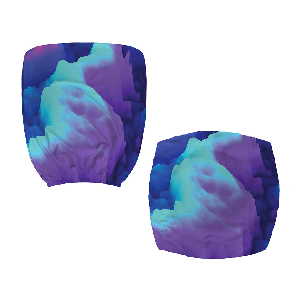 Colorful Cloud Print Office Chair Cover