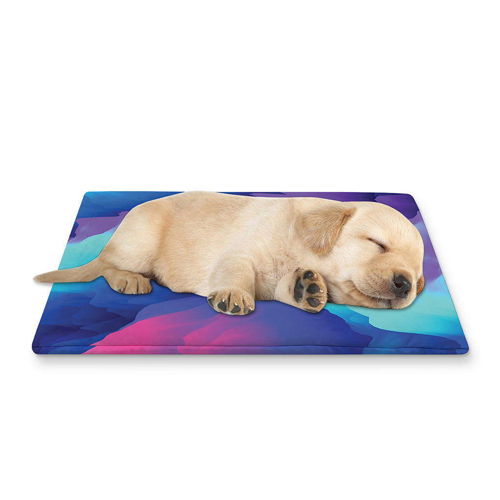 Colorful Cloud Print Pet Cooling Mat Cover