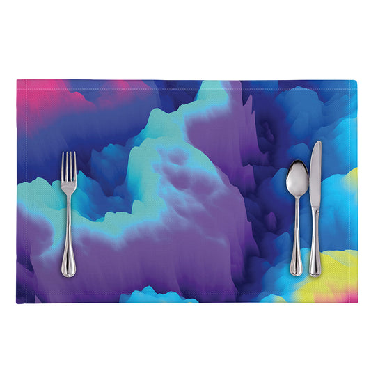 Colorful Cloud Print Placemat