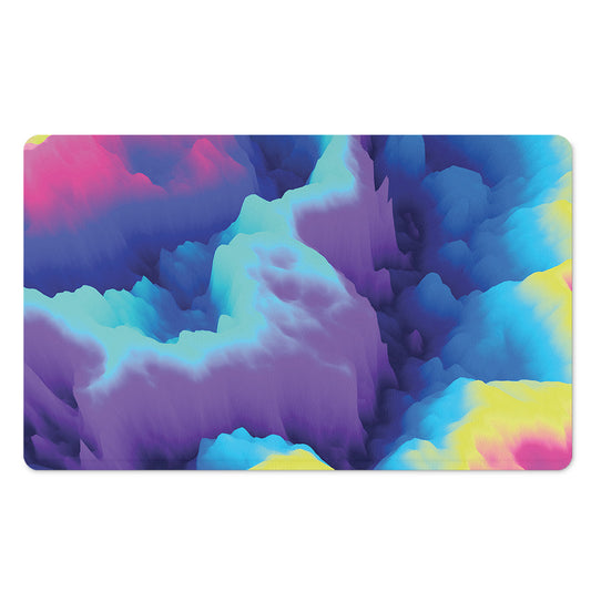 Colorful Cloud Print Polyester Doormat