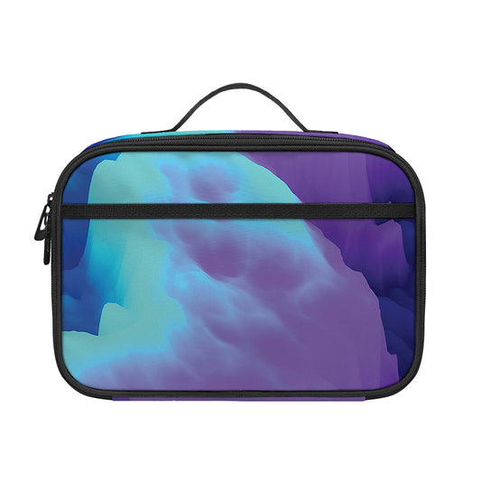Colorful Cloud Print Portable Lunch Bag