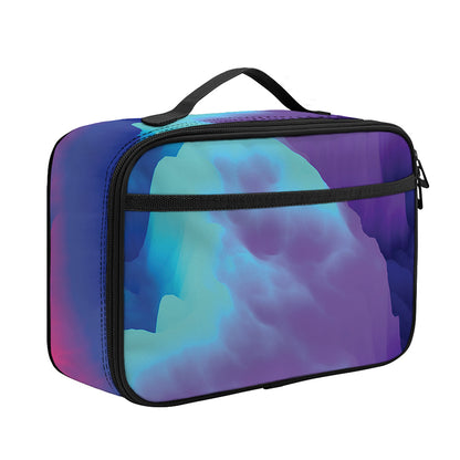 Colorful Cloud Print Portable Lunch Bag