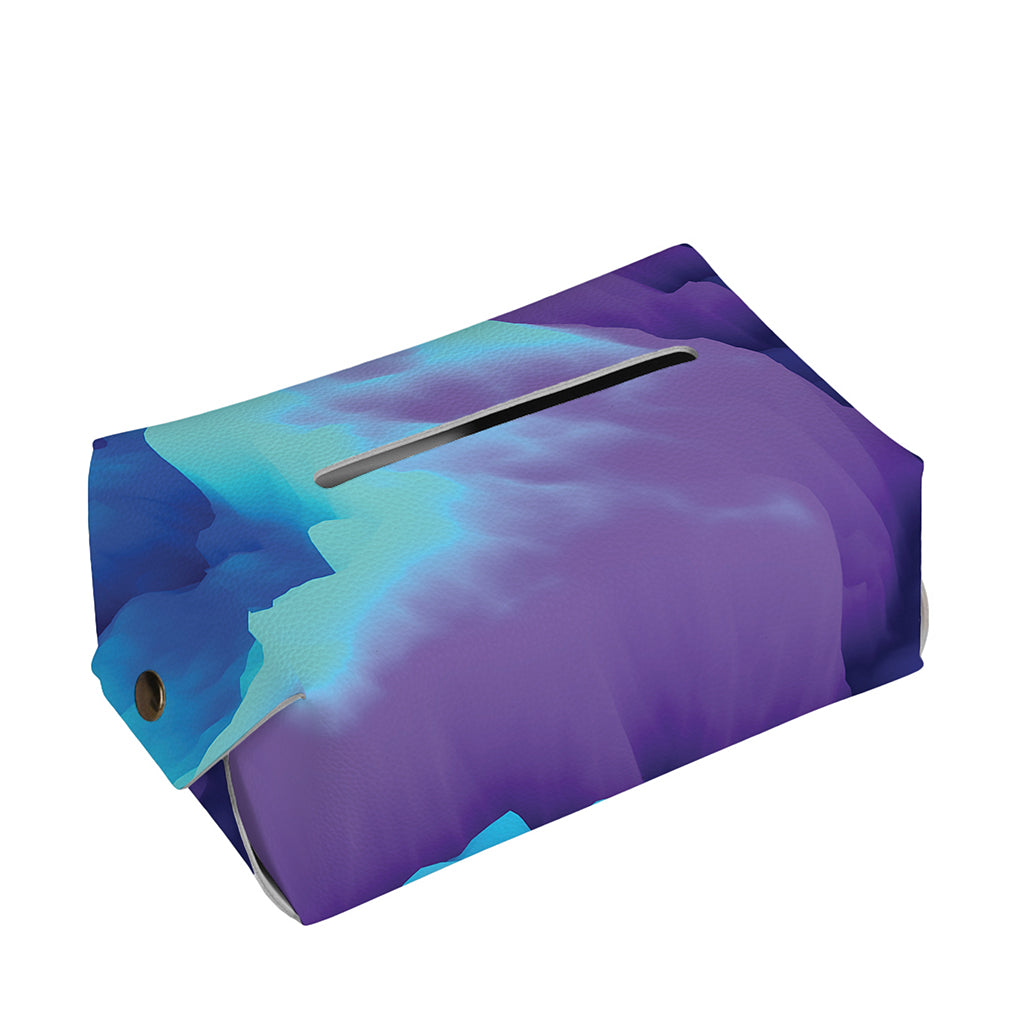Colorful Cloud Print Rectangle Tissue Box Cover