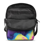 Colorful Cloud Print Rectangular Crossbody Bag