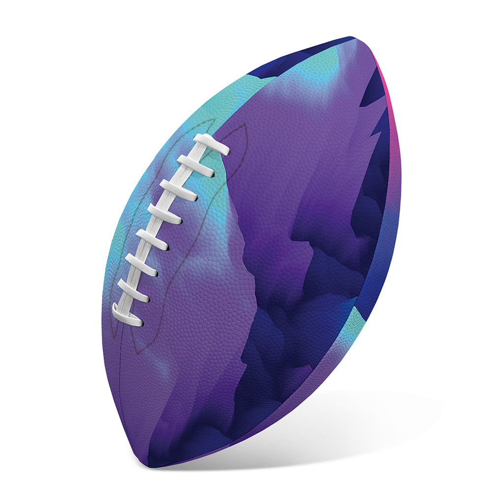 Colorful Cloud Print Rugby Ball