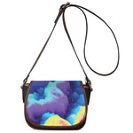 Colorful Cloud Print Saddle Bag