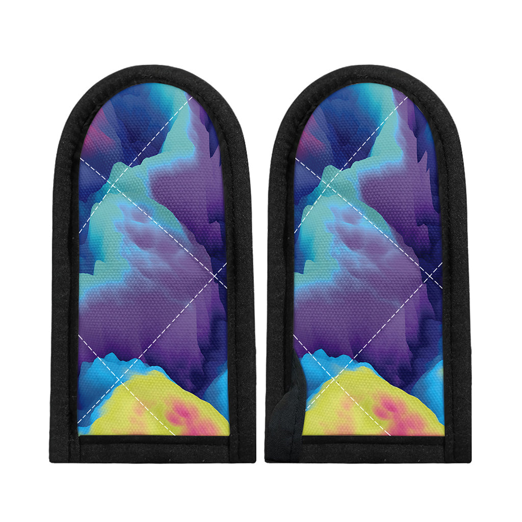 Colorful Cloud Print Skillet Handle Cover