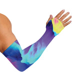 Colorful Cloud Print Sun Protection Arm Sleeves