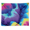 Colorful Cloud Print Tapestry