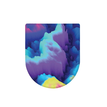 Colorful Cloud Print Toilet Lid Cover